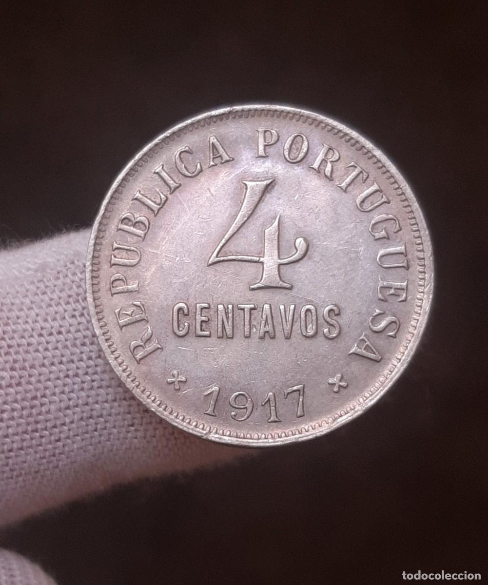 Monnaies anciennes de Europe: Portugal 4 Centavos 1917