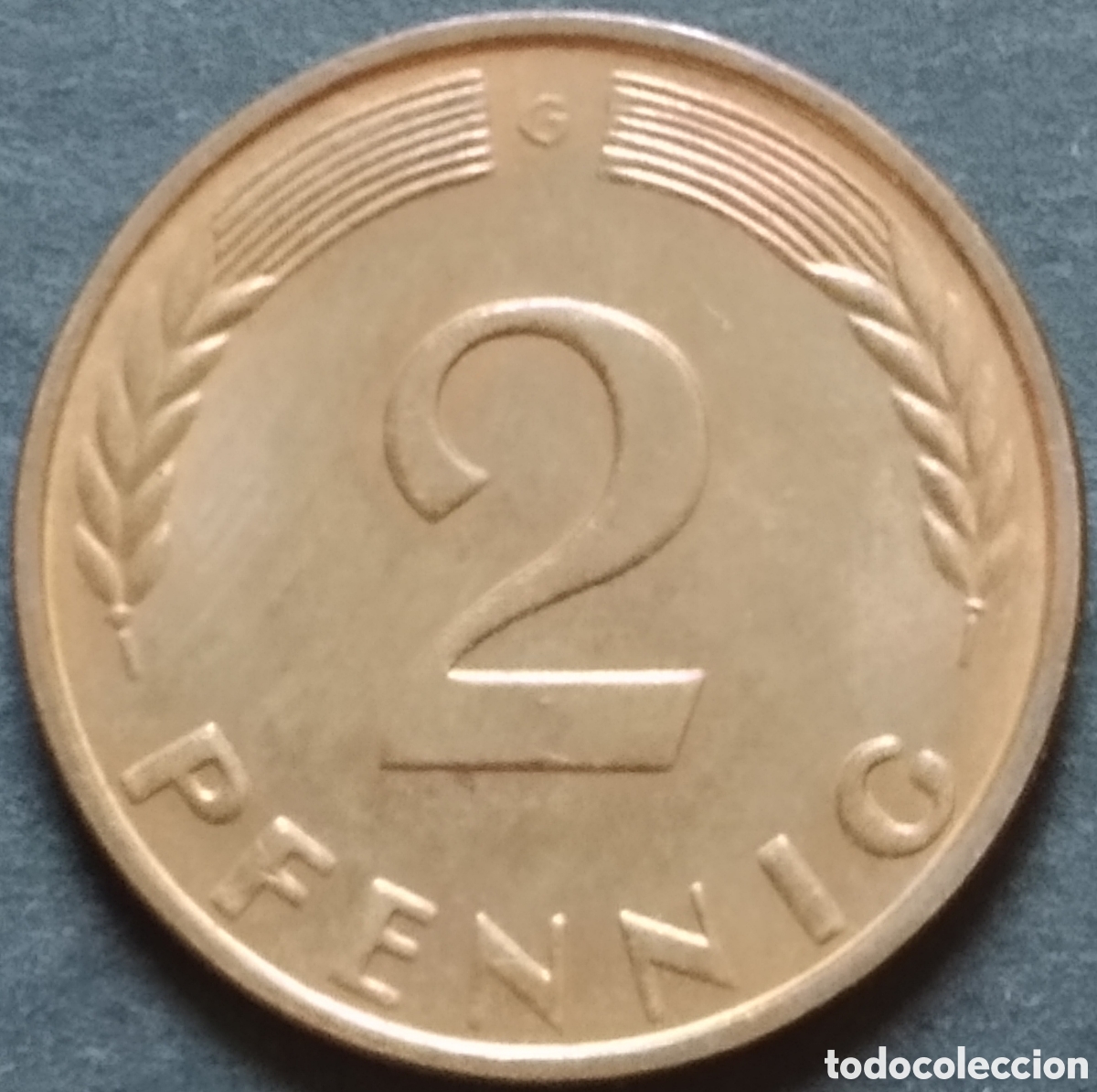 Monnaies anciennes de Europe: MONEDA - ALEMANIA 2 PFENNIG 1961 (CECA G)