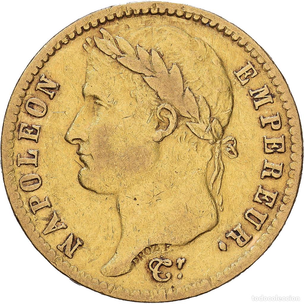 Moedas antigas da Europa: [#1552534] Francia, Napoleon I, 20 Francs, 1812, Lille, Oro, MBC, Gadoury:1025, KM:695.10