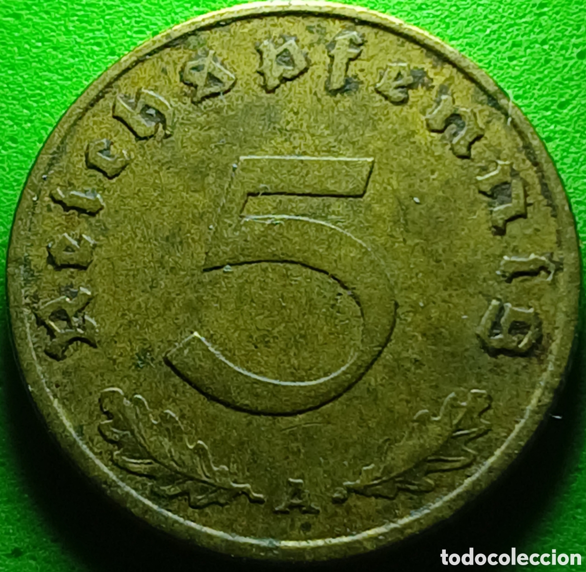 Monedas antiguas de Europa: Alemania Tercer Reich 5 reichspfennig 1938 A km#91