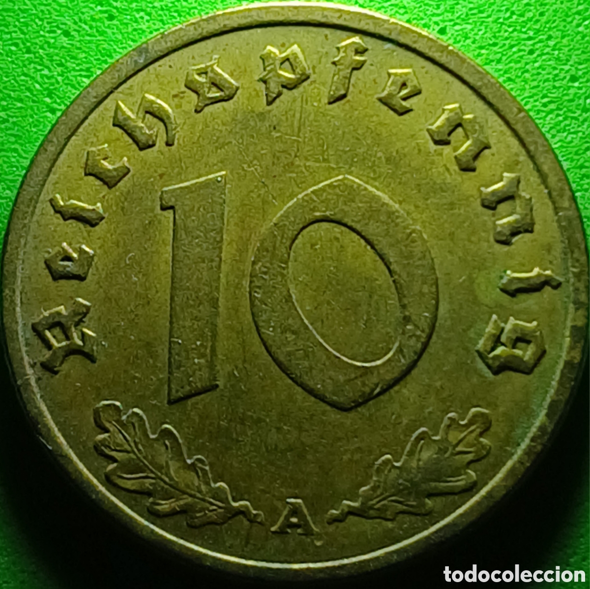Monedas antiguas de Europa: Alemania Tercer Reich 10 reichspfennig 1938 A km#92