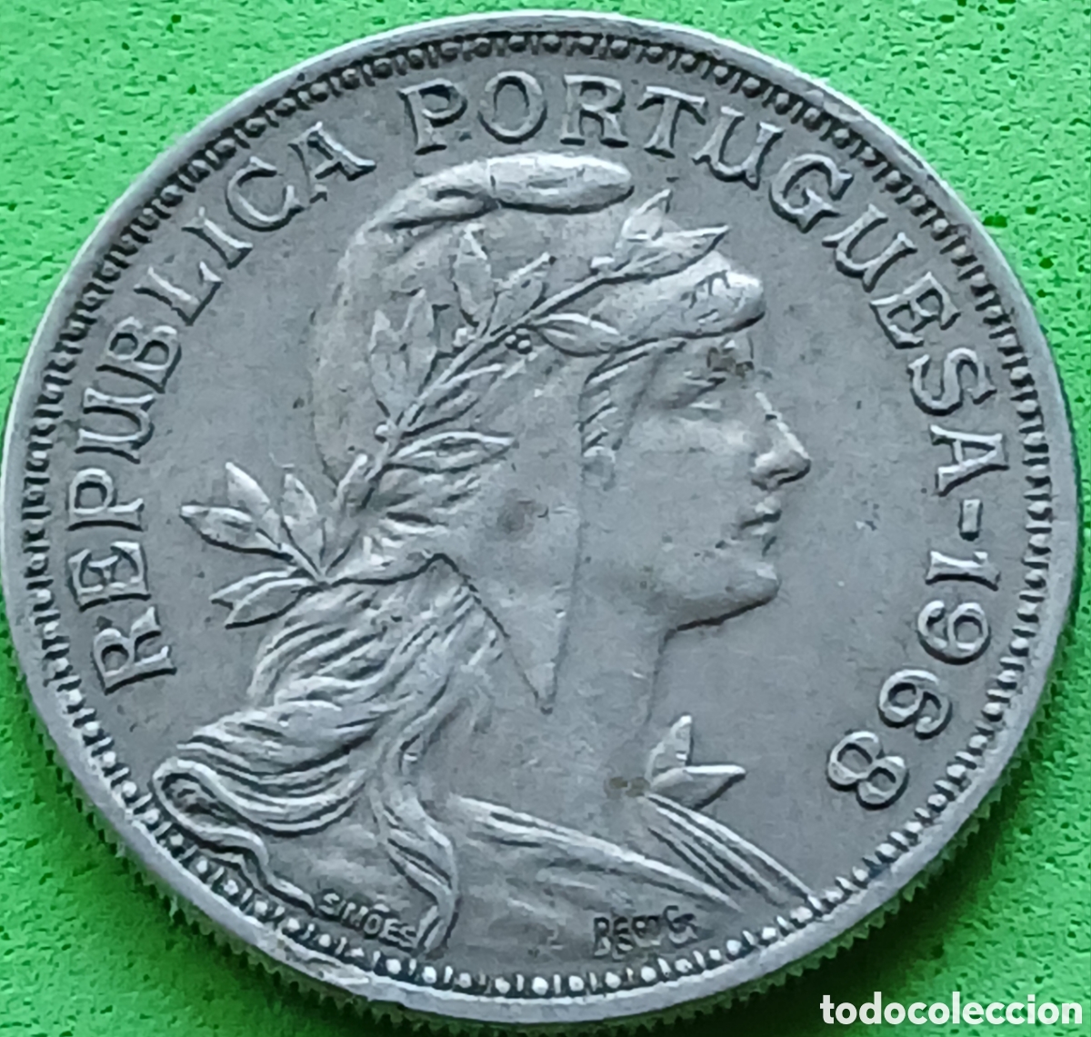 Alte M&uuml;nzen aus Europa: Portugal 50 centavos 1968 km#577
