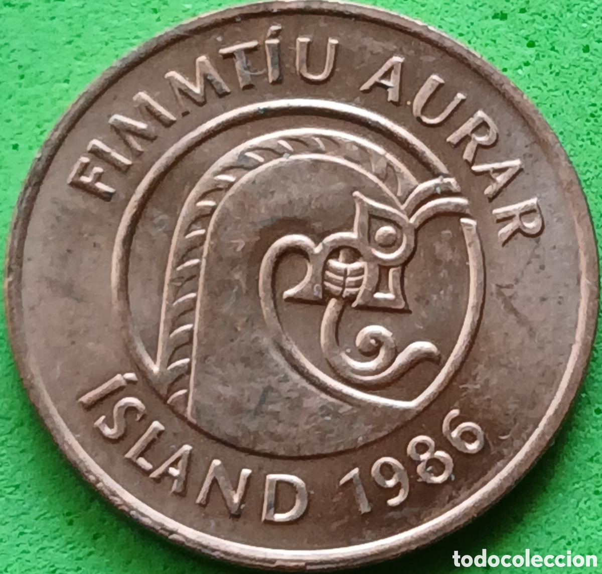 Alte M&uuml;nzen aus Europa: Islandia 50 aurar 1986 km#26a