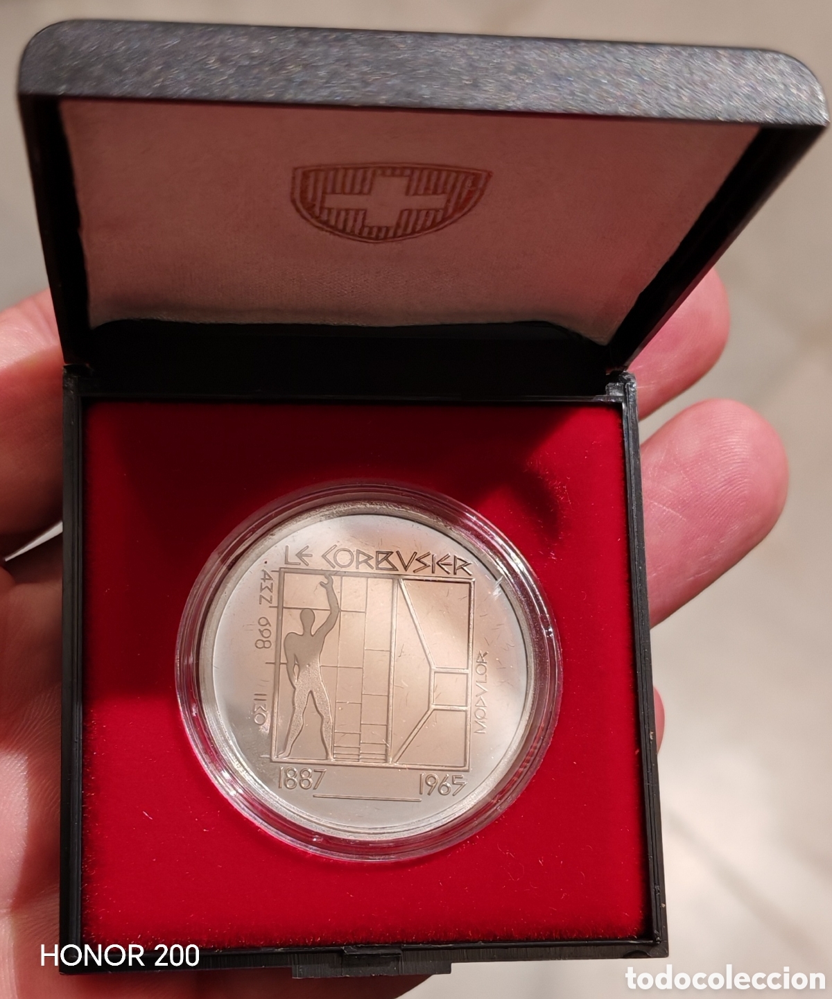 Monedas antiguas de Europa: Suiza 5 Francos 1987. Le Corbusier. KM. 66. Proof