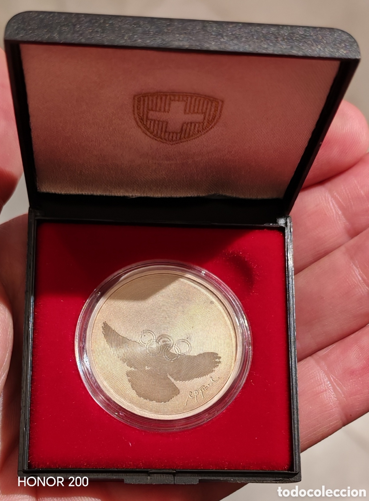 Monedas antiguas de Europa: Suiza 5 Francos 1984. Auguste Piccard. KM. 62. Proof