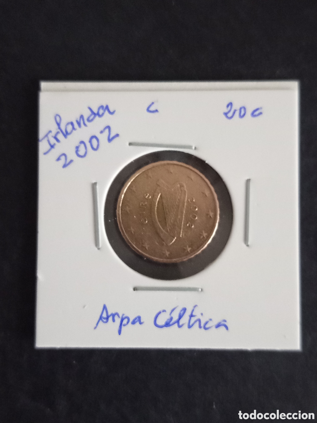 Monedas antiguas de Europa: Irlanda, 2002. 20 c CIRCULADOS. Arpa C&eacute;ltica. Pedido m&iacute;nimo 3 &euro;. Ver fotos.