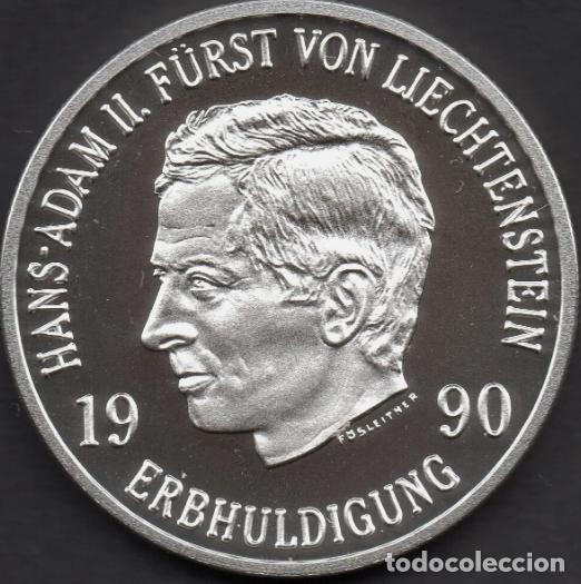 Monnaies anciennes de Europe: LIECHTENSTEIN 10 FRANCOS 1990