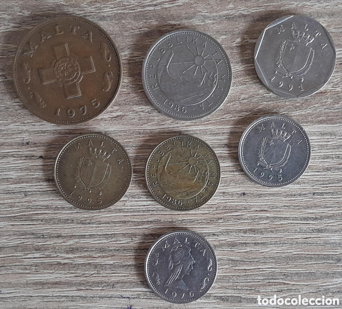 Monedas antiguas de Europa: MONEDAS DE MALTA Y CHIPRE - Foto 3