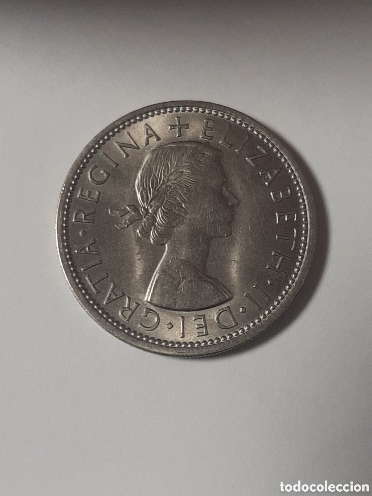 Monedas antiguas de Europa: REINO UNIDO ISABEL II 2 SHILLING 1953 S/C