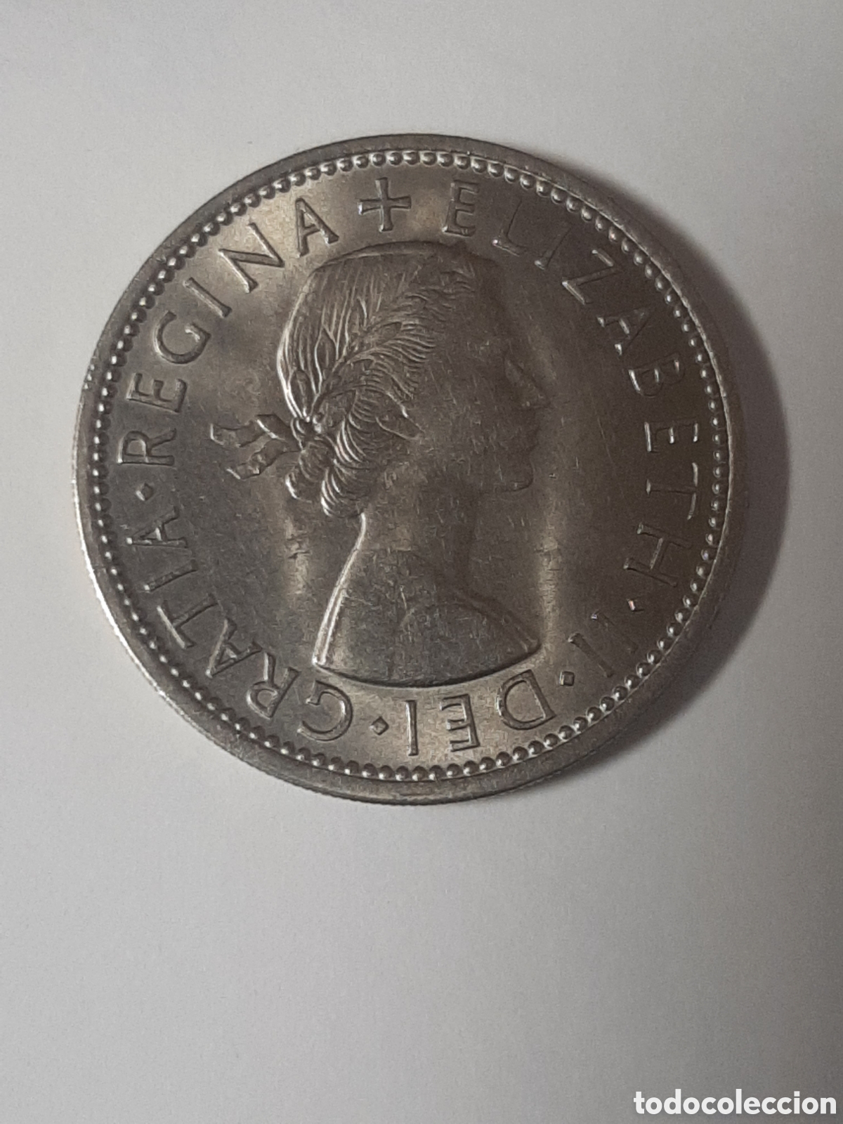 Monedas antiguas de Europa: REINO UNIDO ISABEL II 2 SHILLING 1953 S/C