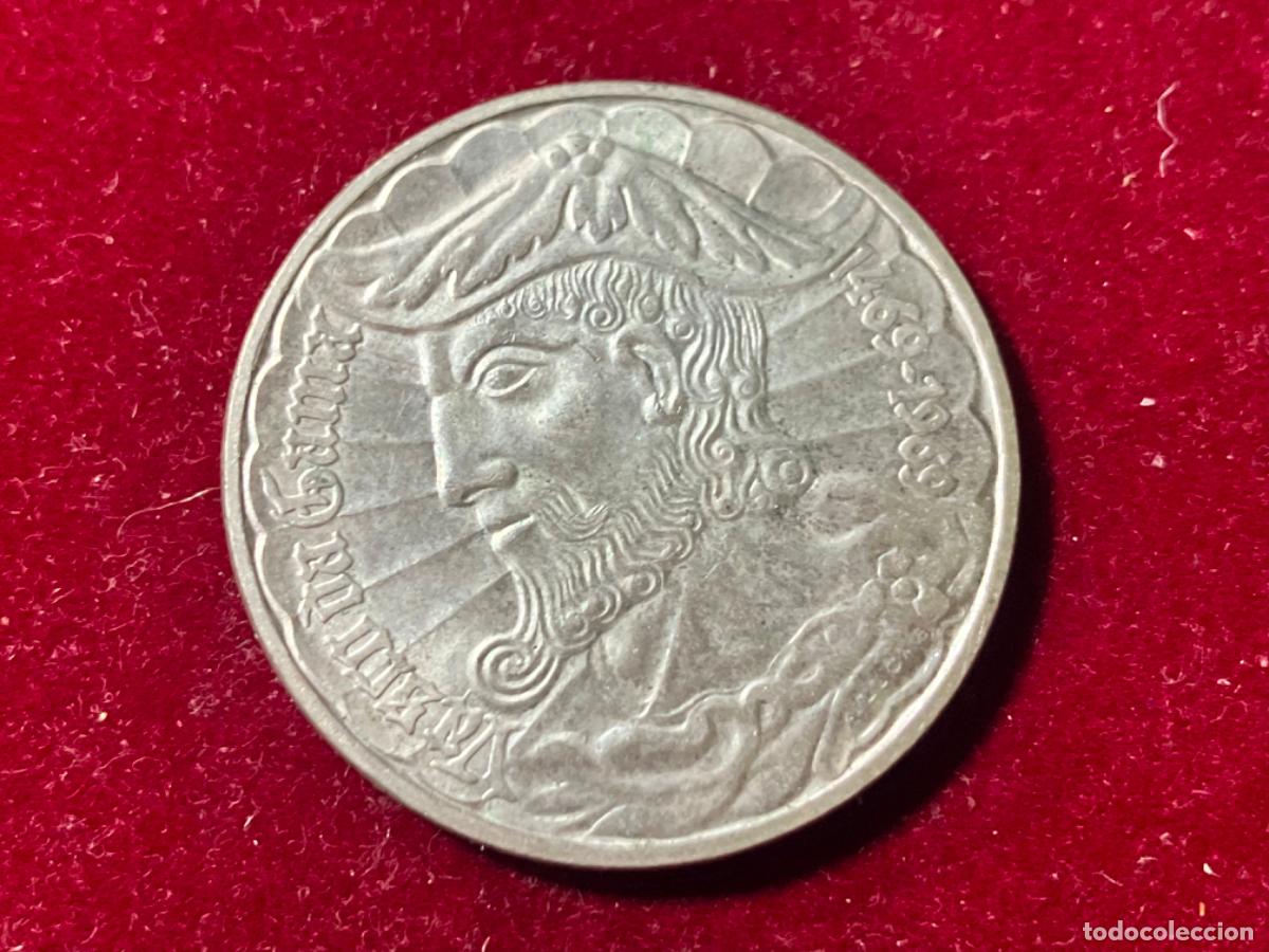 Alte M&uuml;nzen aus Europa: Moneda de plata - Portugal - Vasco de Gama - 50 escudos - A&ntilde;o 1969