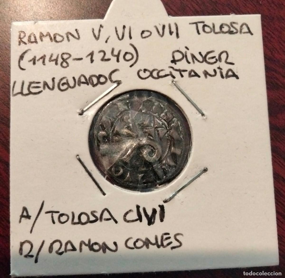 Monedas antiguas de Europa: RAMON V VII TOLOSA OCCITANIA DINER