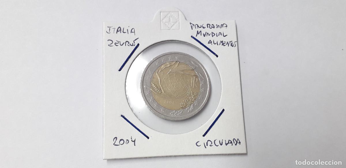 Monedas antiguas de Europa: 003887NUM-X0129-Italia- 2 &euro; -2004- programa mundial alimentos - encartonada