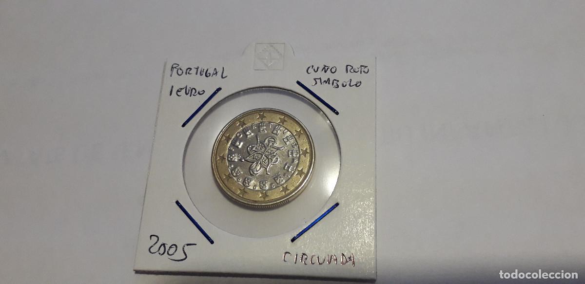 Monedas antiguas de Europa: 003896NUM-X0139-Portugal - 1 &euro; -20051-Cu&ntilde;o roto en figura central - encartonada