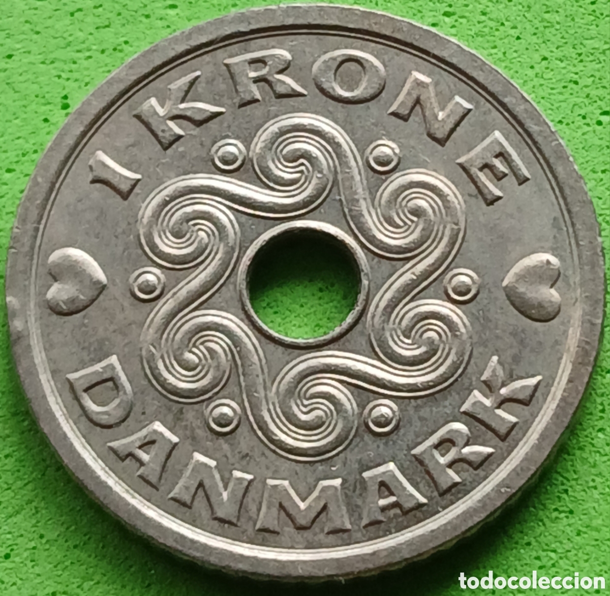 Monedas antiguas de Europa: Dinamarca 1 corona 1996 km#873