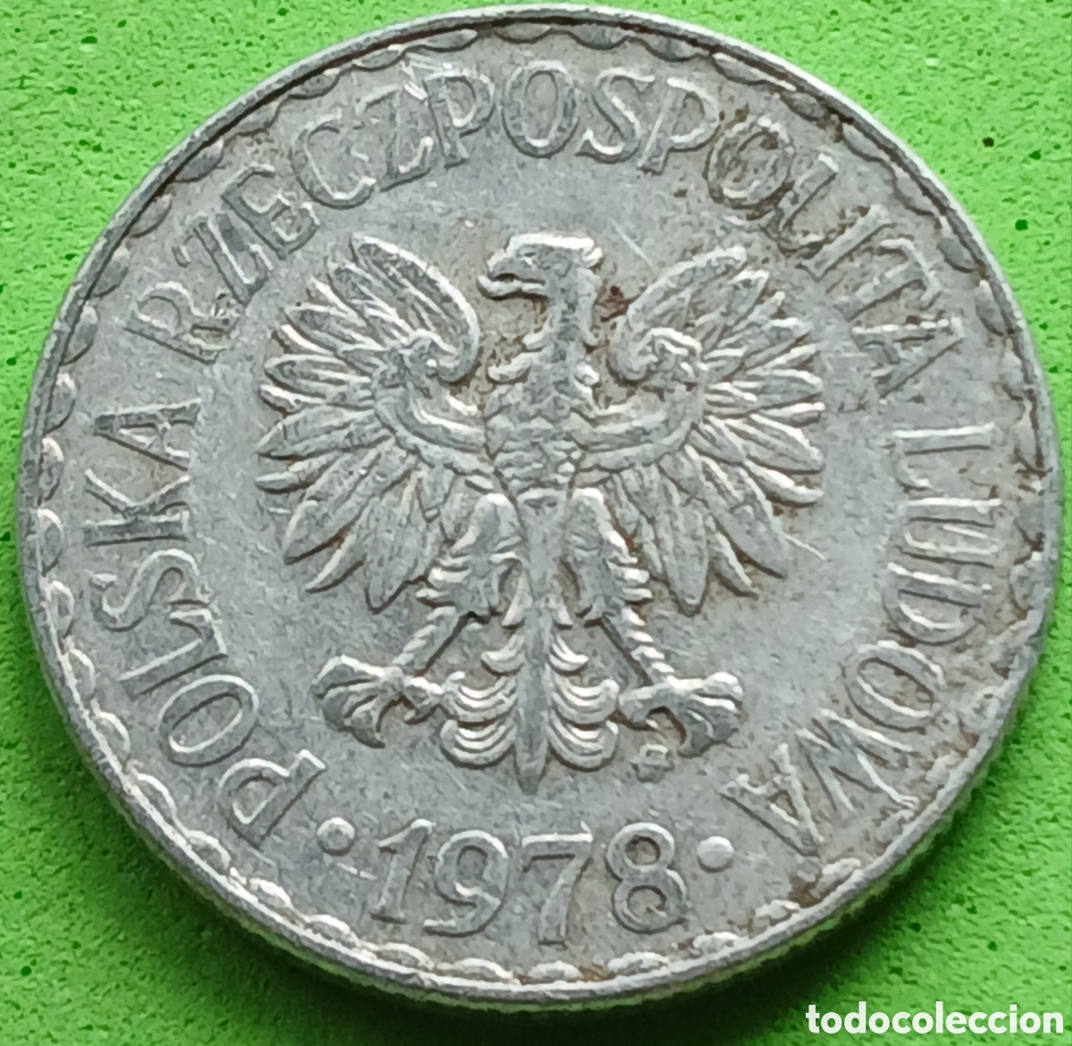 Old Coins of Europe: Polonia 1 zloty 1978 Y#49.1 marca de ceca &rdquo;MW&rdquo;