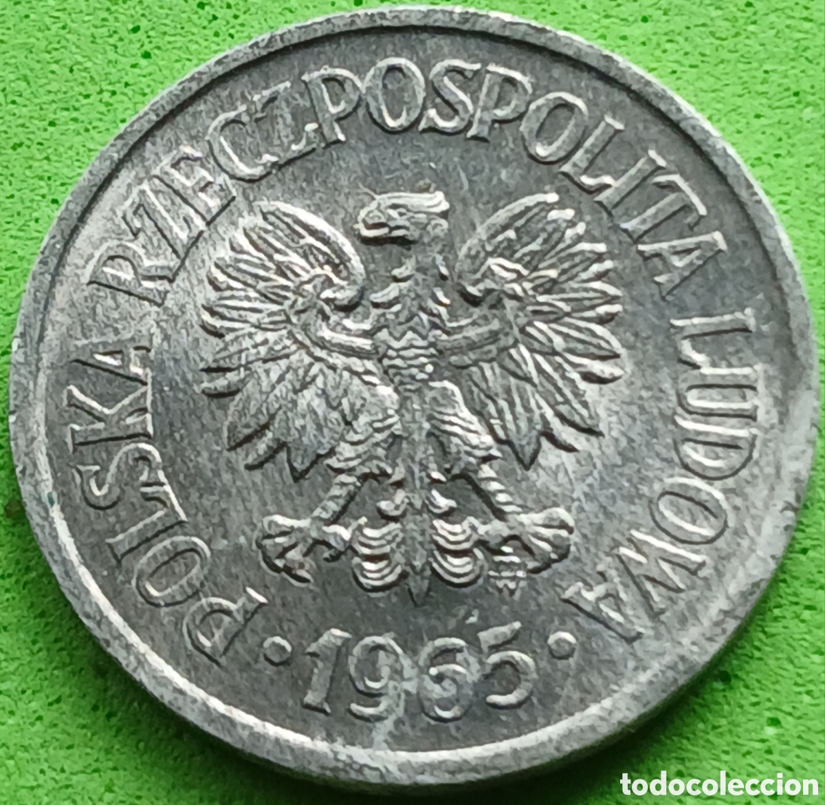 Monedas antiguas de Europa: Polonia 10 groszy 1965 Y#AA47
