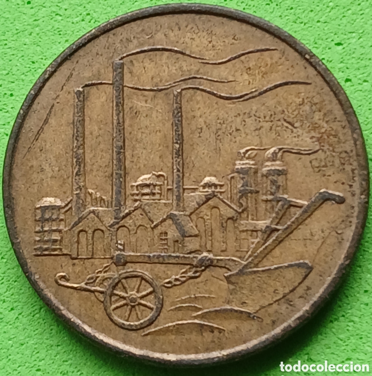 Monedas antiguas de Europa: Alemania Oriental 50 pfennig 1950 km#4