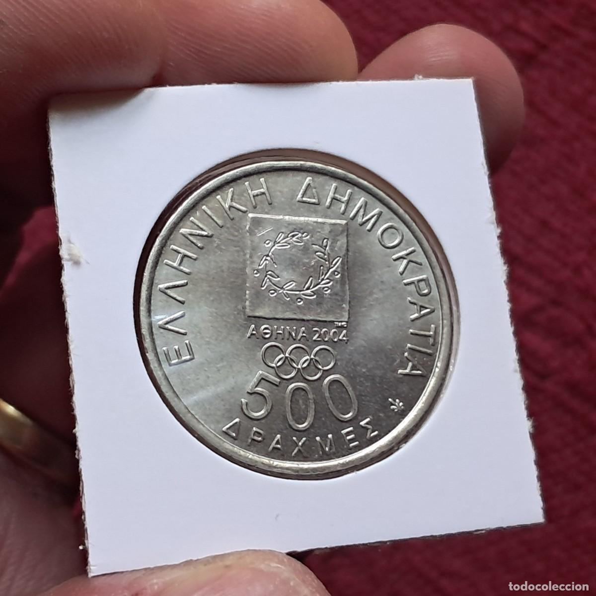 Monete antiche di Europa: MONEDA DE GRECIA 500 DRACMAS 2000 (Spyros Louis), UNC KM# 179, Sch&ouml;n# 128, N# 14568.