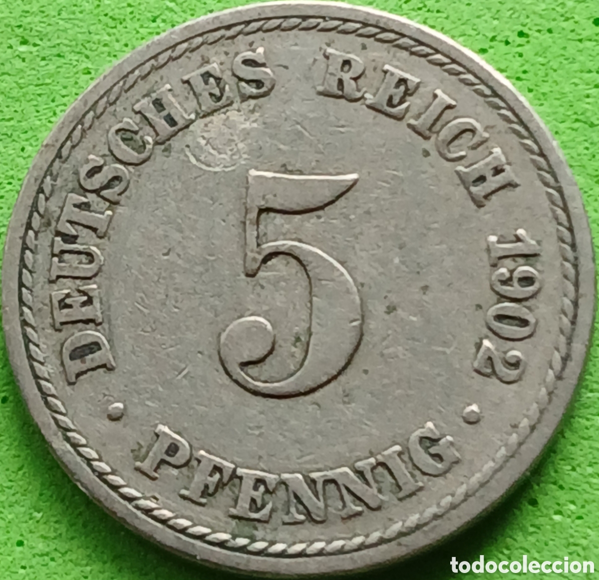 Monedas antiguas de Europa: Alemania Imperio 5 pfennig 1902 A km#11