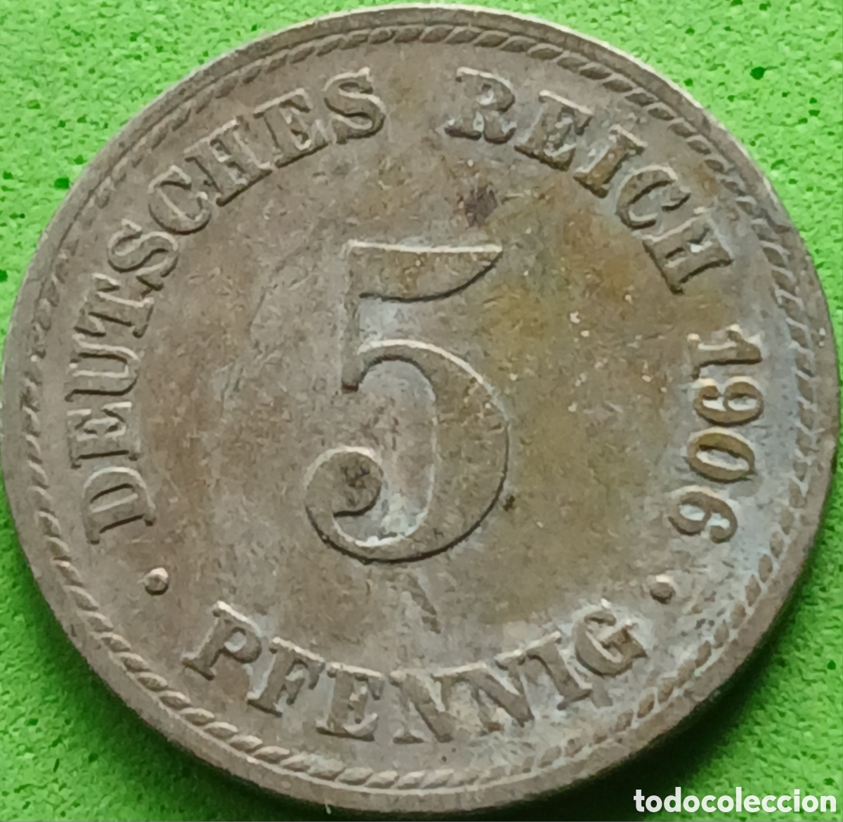 Old Coins of Europe: Alemania Imperio 5 pfennig 1906 A km#11