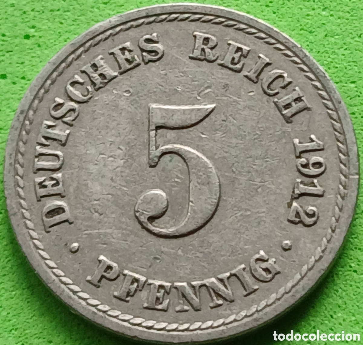 Old Coins of Europe: Alemania Imperio 5 pfennig 1912 A km#11