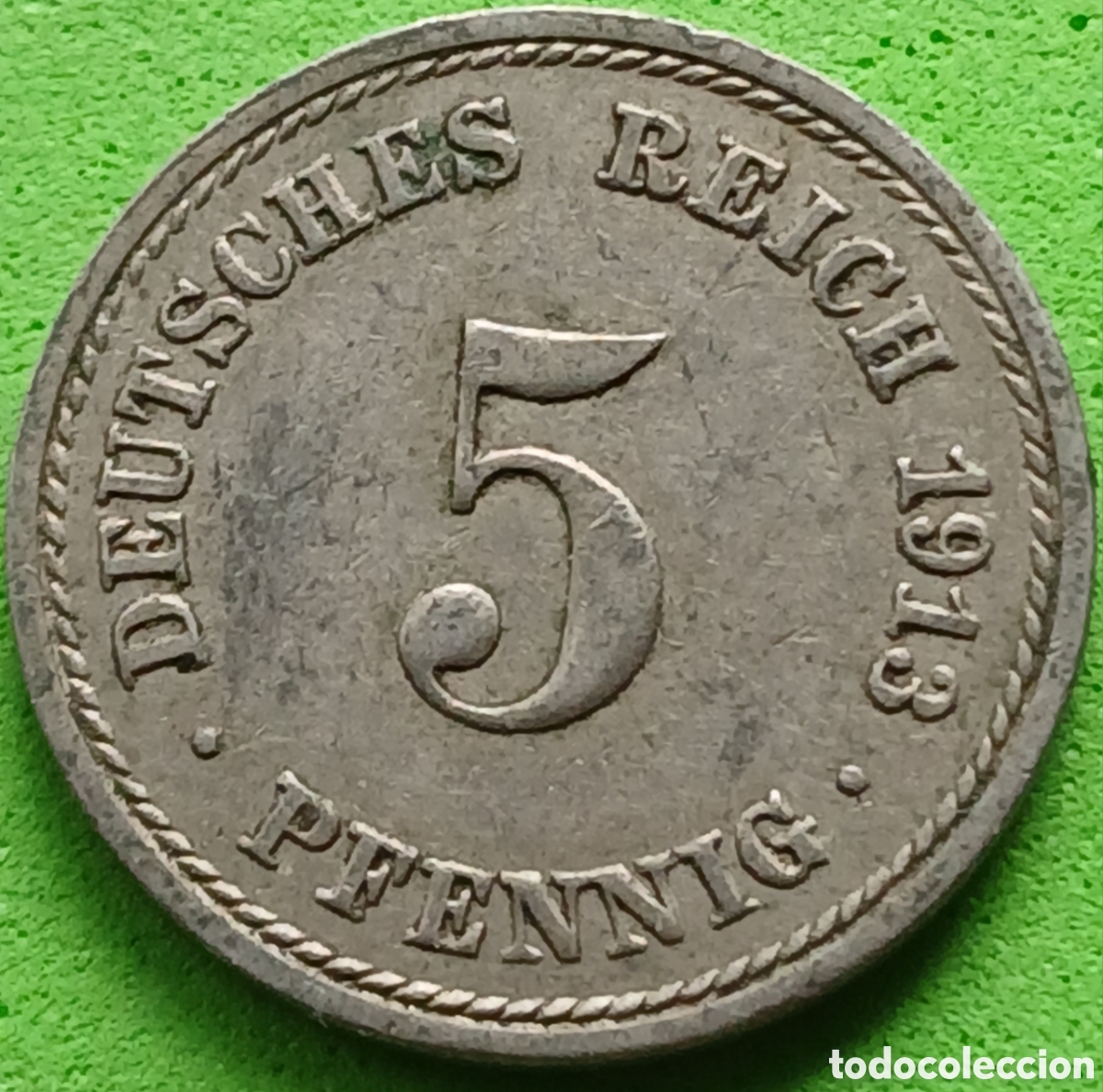 Old Coins of Europe: Alemania Imperio 5 pfennig 1913 A km#11