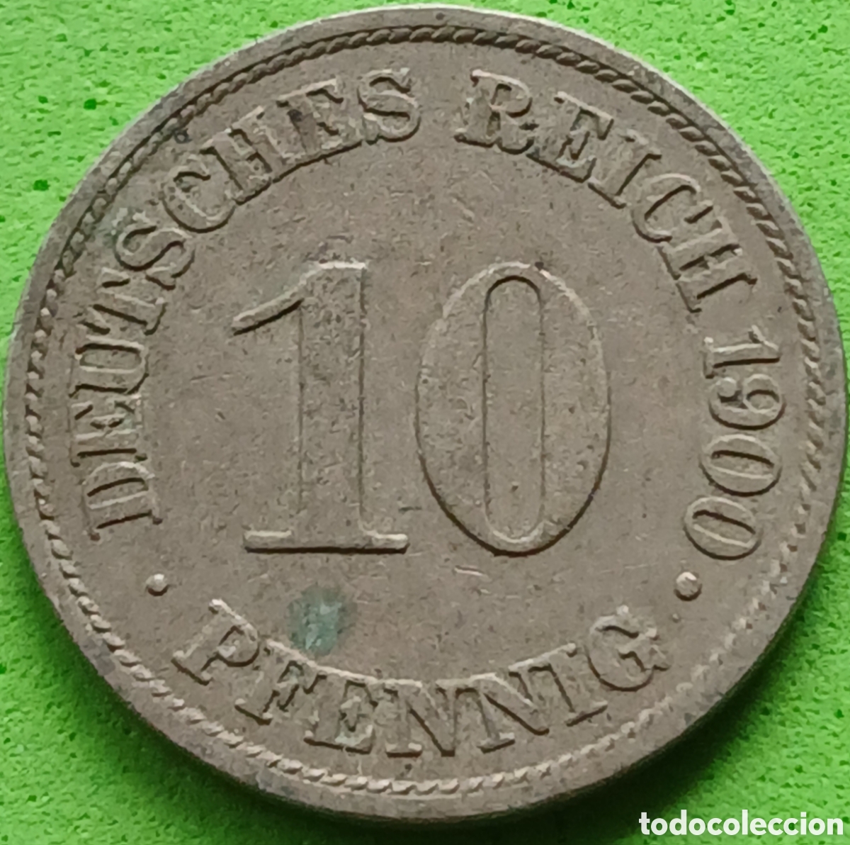Old Coins of Europe: Alemania Imperio 10 pfennig 1900 A km#12