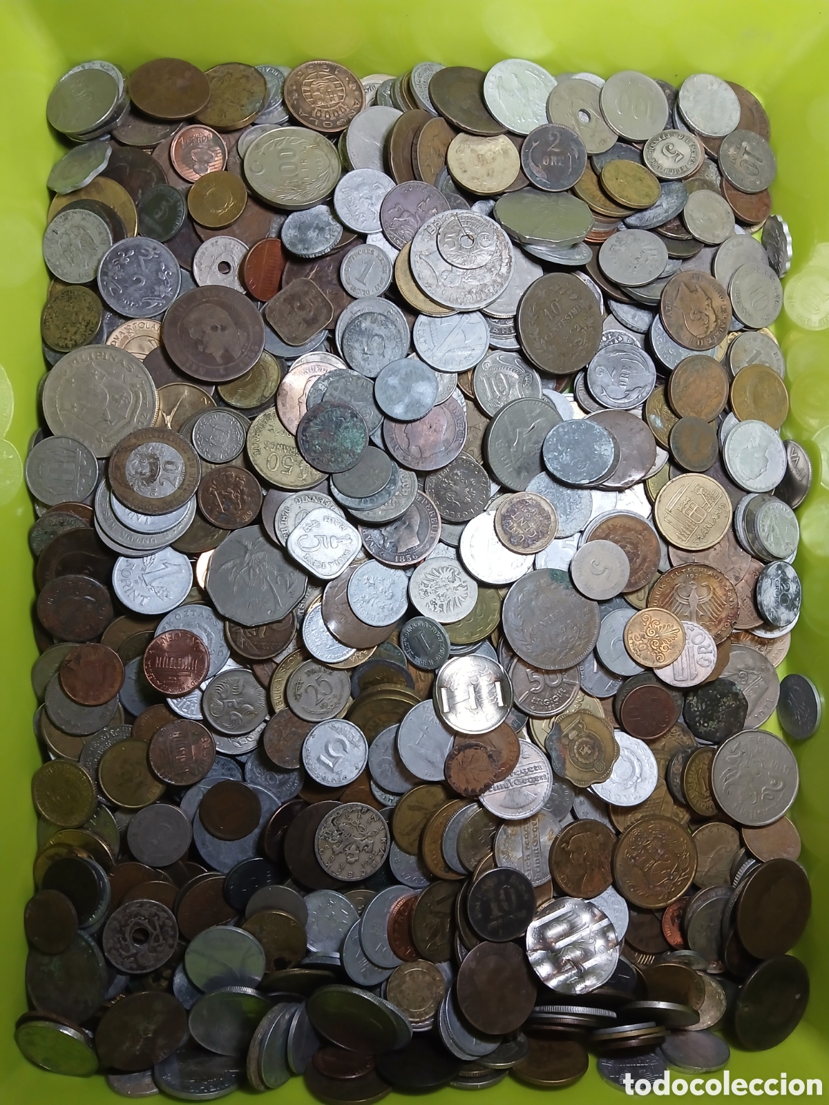 Monedas antiguas de Europa: Lote 4 kilos 350 gramos monedas mundiales con alg&uacute;n problema. Leer descripci&oacute;n!