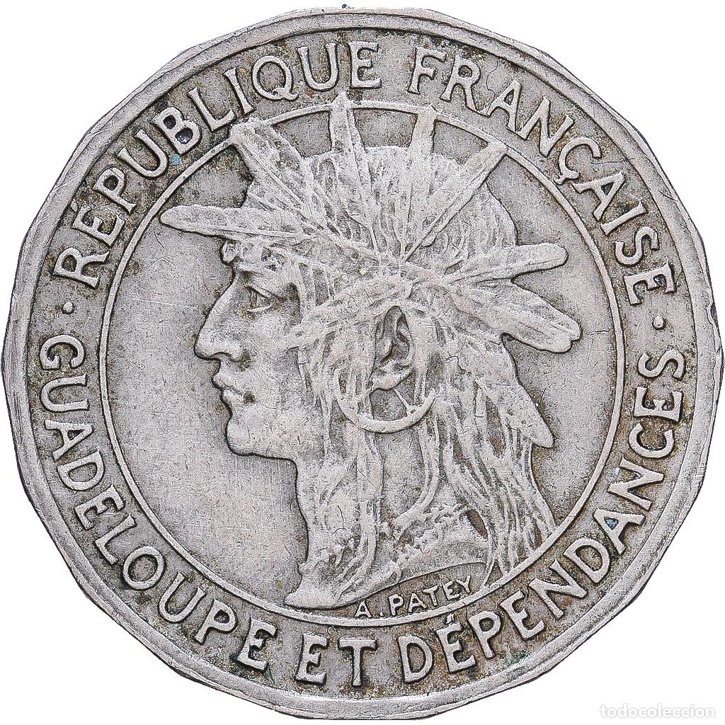 Monedas antiguas de Europa: [#1547830] Guadalupe, 50 Centimes, 1921, Cupronickel, MBC, KM:45