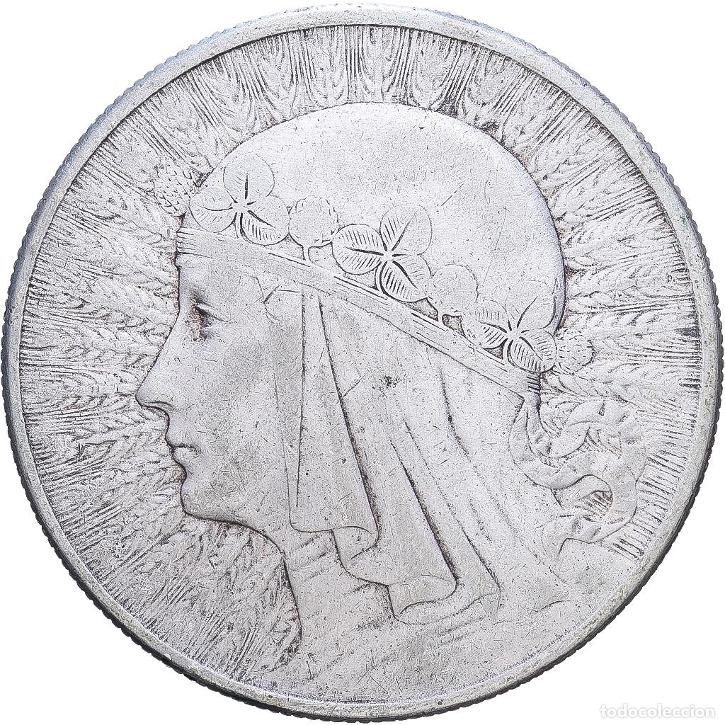 Monedas antiguas de Europa: [#1552508] Polonia, 10 Zlotych, 1932, Warsaw, Plata, MBC, KM:22