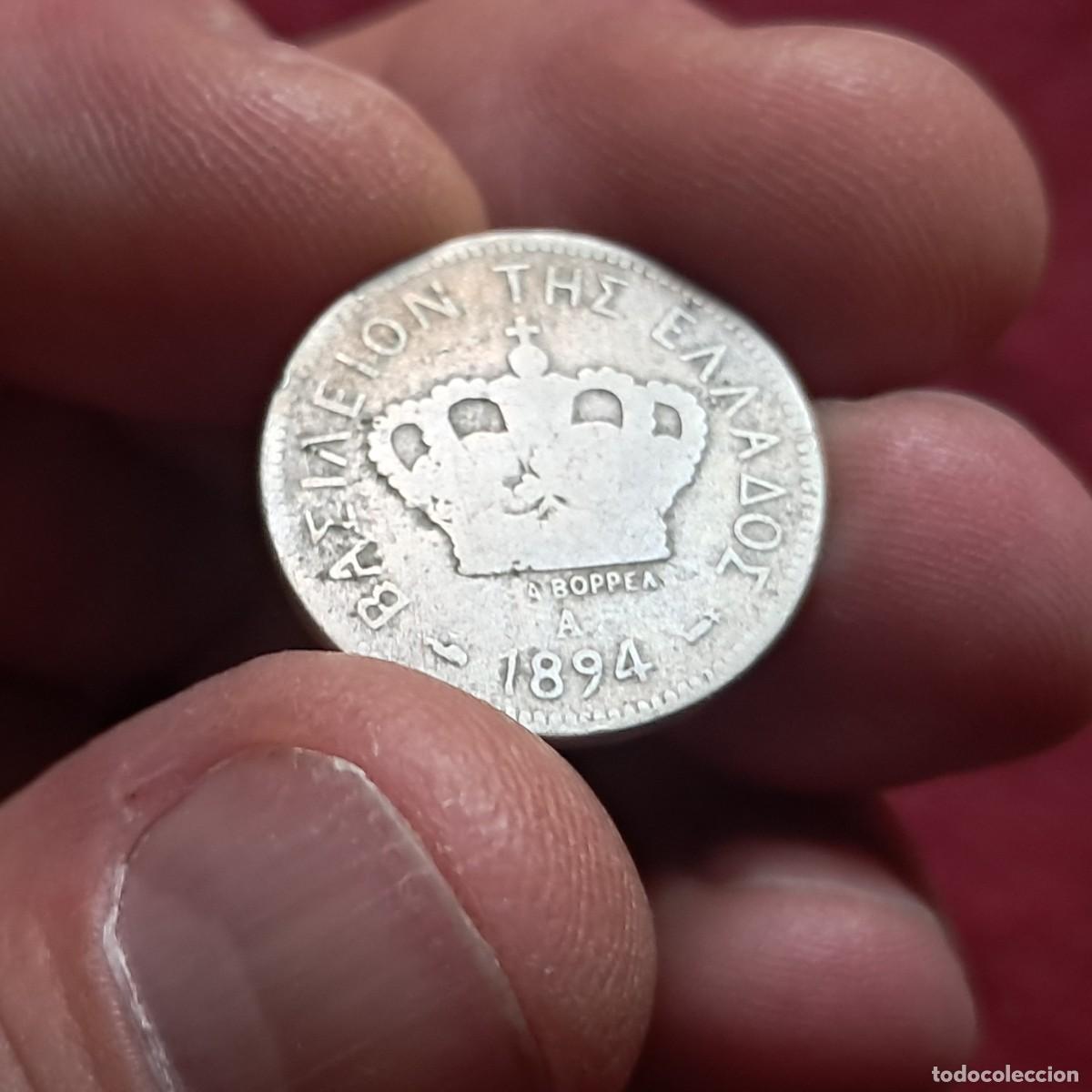 Monedas antiguas de Europa: MONEDA DE GRECIA 20 LEPTA 1894 A, G KM# 57, N# 10206.