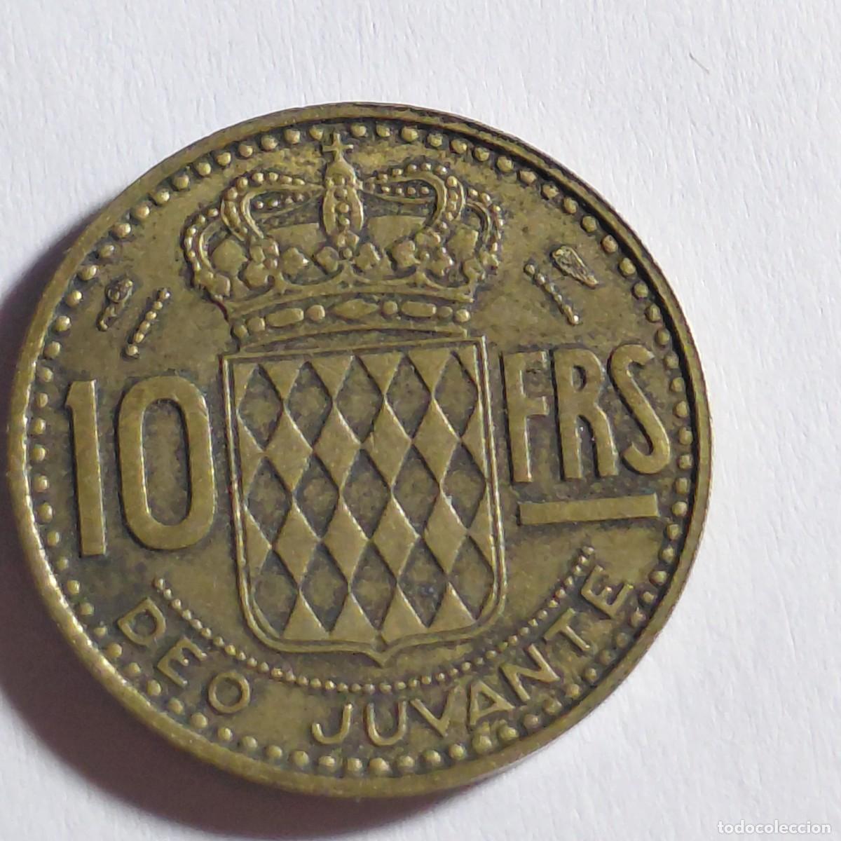 Monedas antiguas de Europa: MONACO - 10 Franc 1951 KM130- &iexcl;SUPER++ CALIDAD!