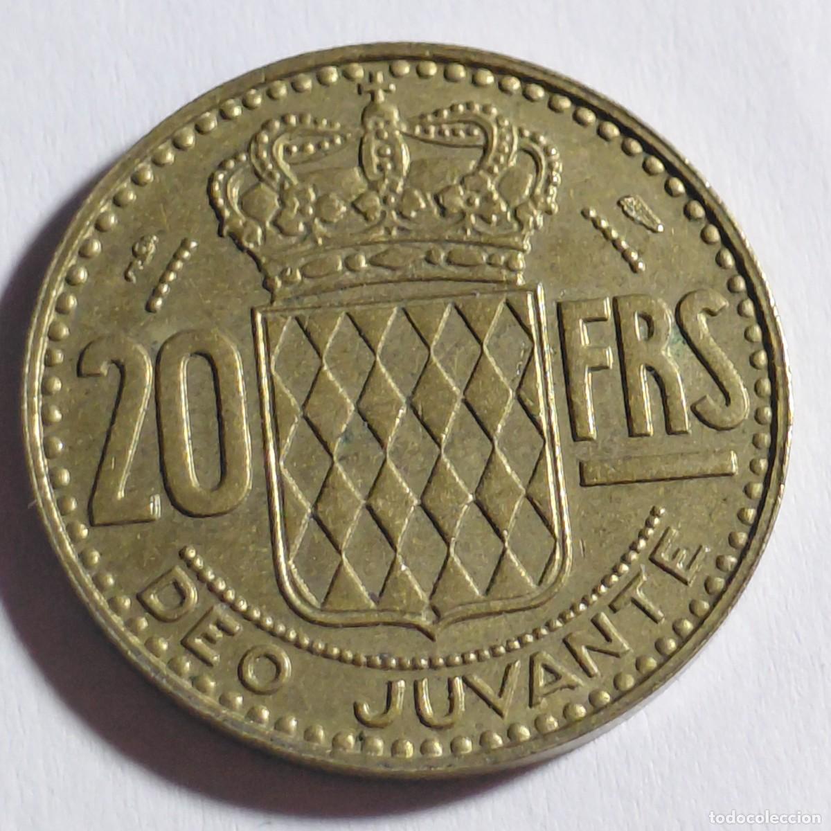 Monedas antiguas de Europa: MONACO - 20 Franc 1950 KM131 - &iexcl;SUPER++ CALIDAD!