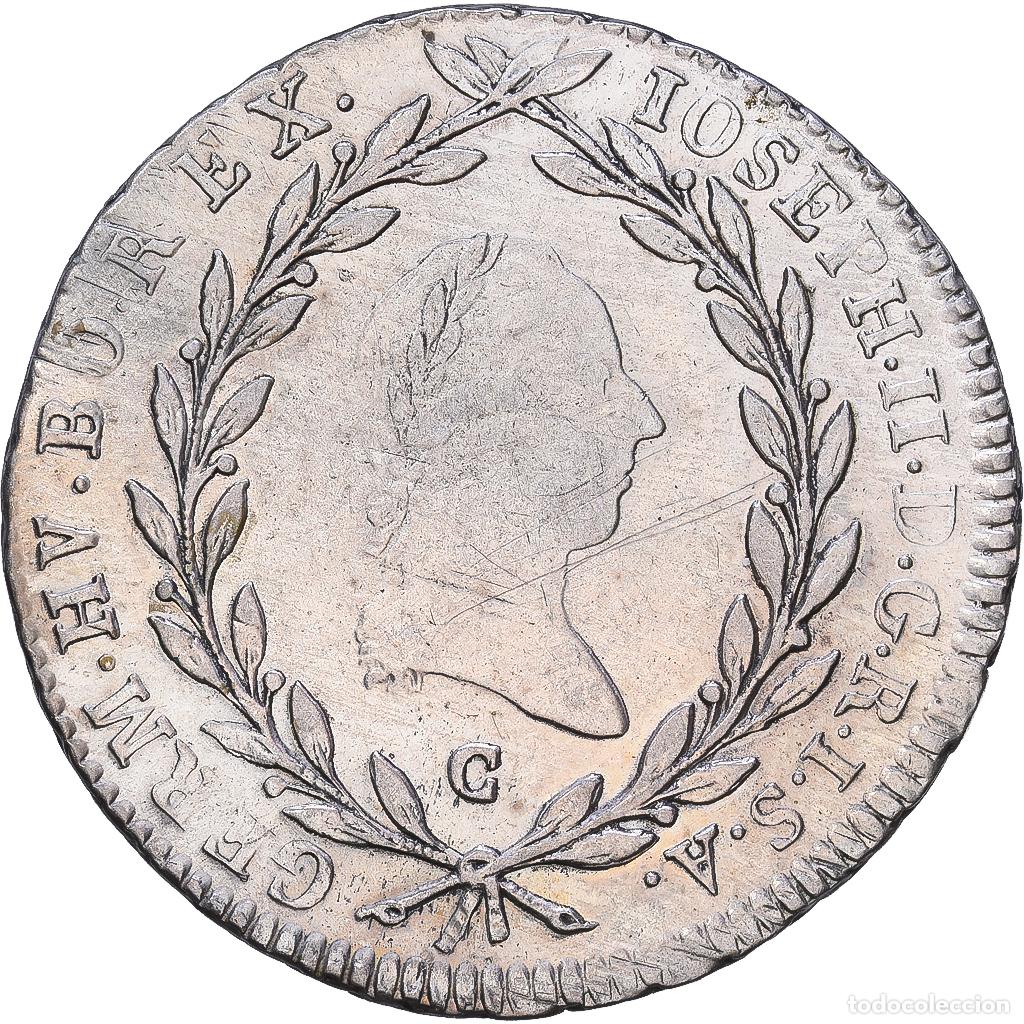 Monedas antiguas de Europa: [#1547903] Austria, Joseph II, 20 Kreuzer, 1783, Prague, Plata, MBC, KM:2069