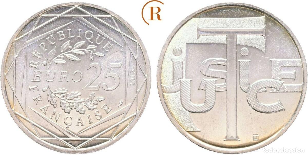 Monedas antiguas de Europa: FRANCIA 25 EURO 2013 - JUSTICIA
