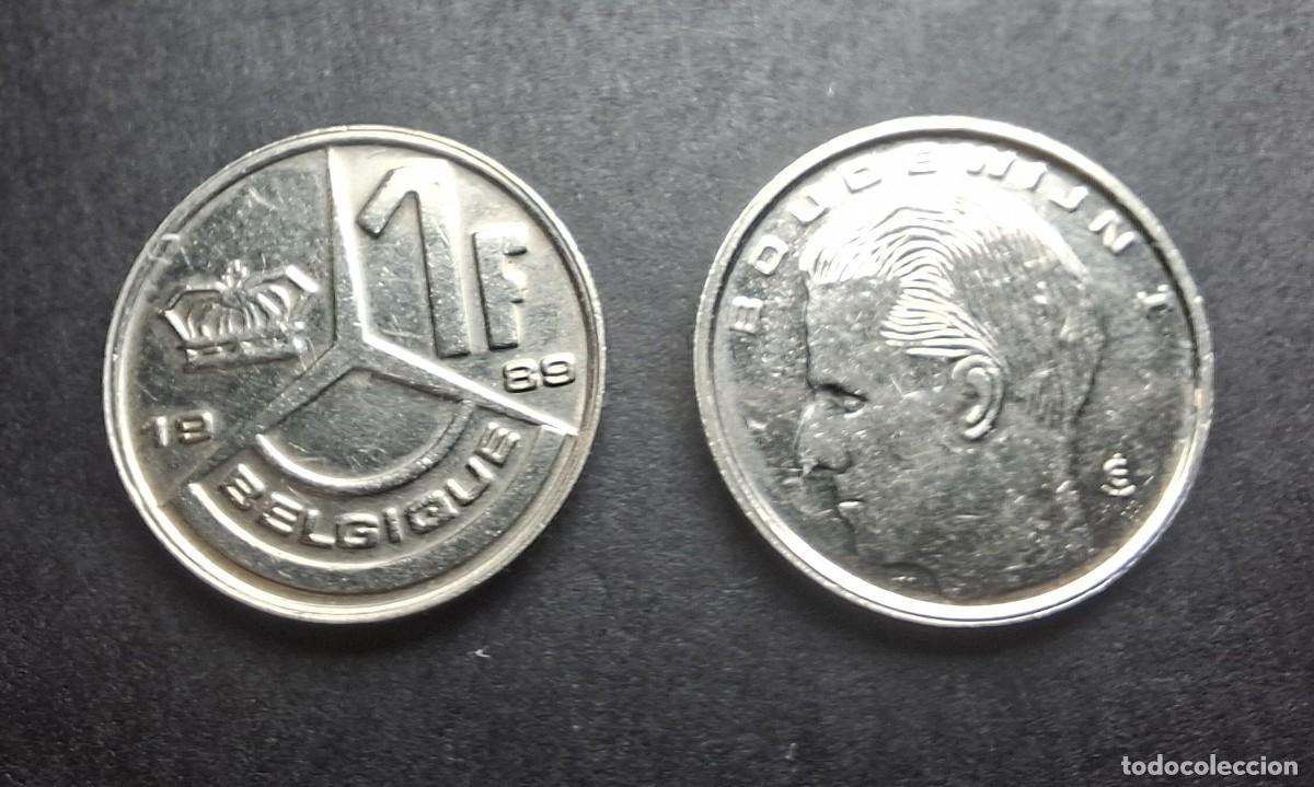 Monedas antiguas de Europa: B&Eacute;LGICA 1989 1 Franco (versi&oacute;n flamenca) KM 171