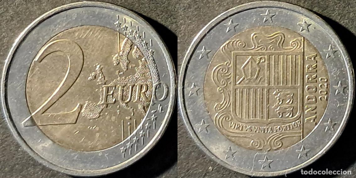 Monedas antiguas de Europa: Andorra 2 euros 2020 KM#527 - circulada