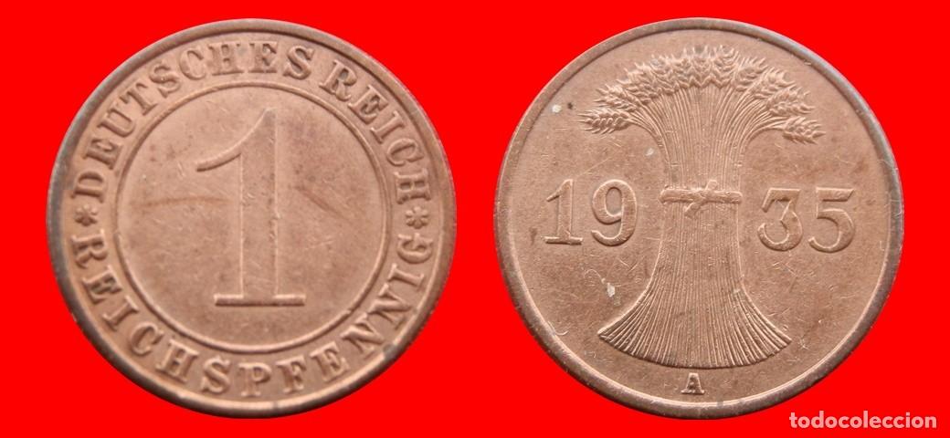 Monedas antiguas de Europa: 1 REICHSPFENNIG 1935A WEIMAR ALEMANIA-156808