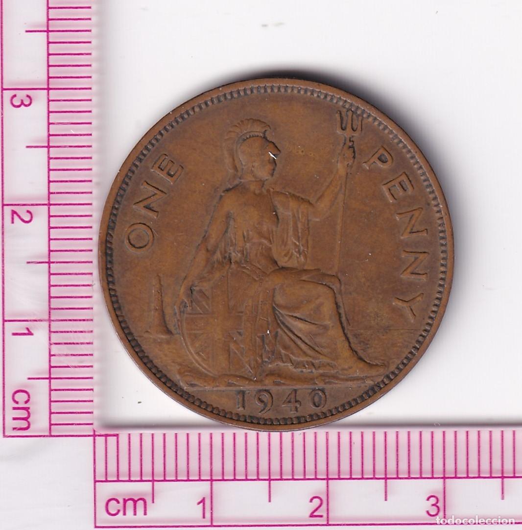 Monedas antiguas de Europa: CR5120 MONEDA REINO UNIDO GEORGE V 1 PENNY 1940 COBRE