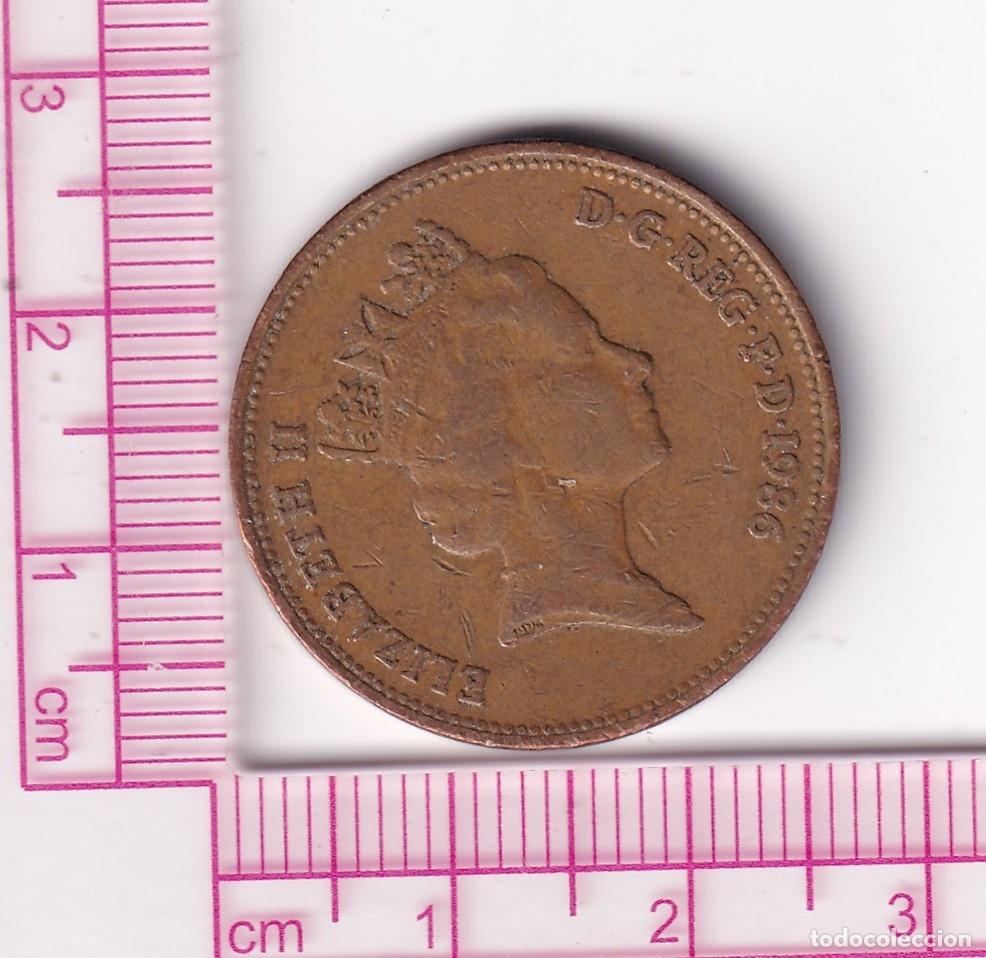 Monedas antiguas de Europa: CR5122 MONEDA REINO UNIDO 2 PENNY ISABEL II 1986 COBRE