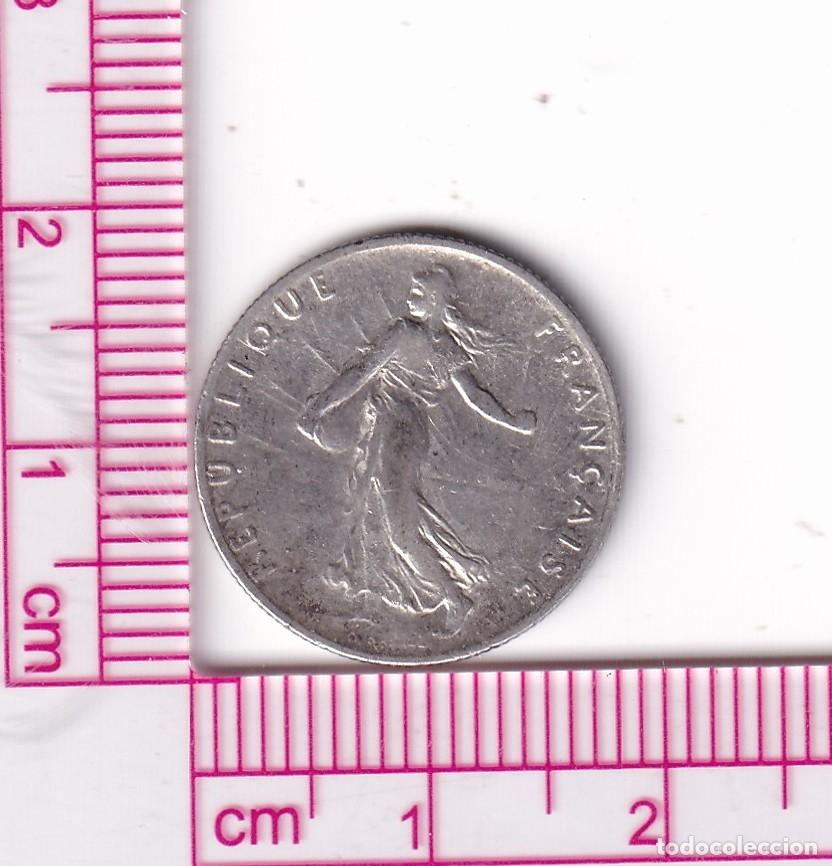 Monedas antiguas de Europa: CR5126 MONEDA FRANCIA 50 C&Eacute;NTIMOS 1908 III REPUBLICA PLATA