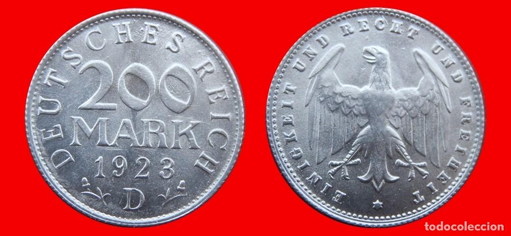 Monedas antiguas de Europa: 200 MARCOS 1923D WEIMAR ALEMANIA-156825