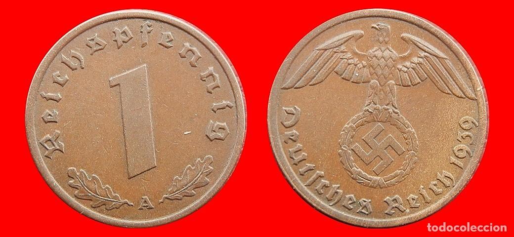 Monedas antiguas de Europa: 1 REICHSPFENNIG 1939A TERCER REICH ALEMANIA-156829