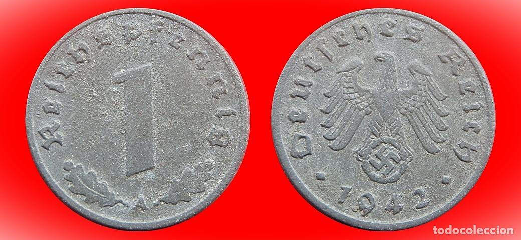 Monedas antiguas de Europa: 1 REICHSPFENNIG 1942A TERCER REICH ALEMANIA-156830