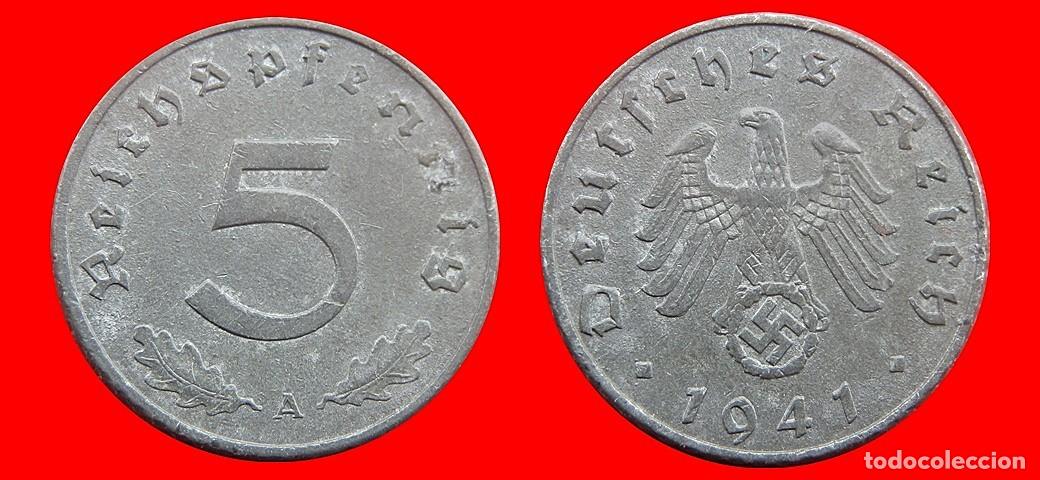 Monedas antiguas de Europa: 5 REICHSPFENNIG 1941A TERCER REICH ALEMANIA-156833