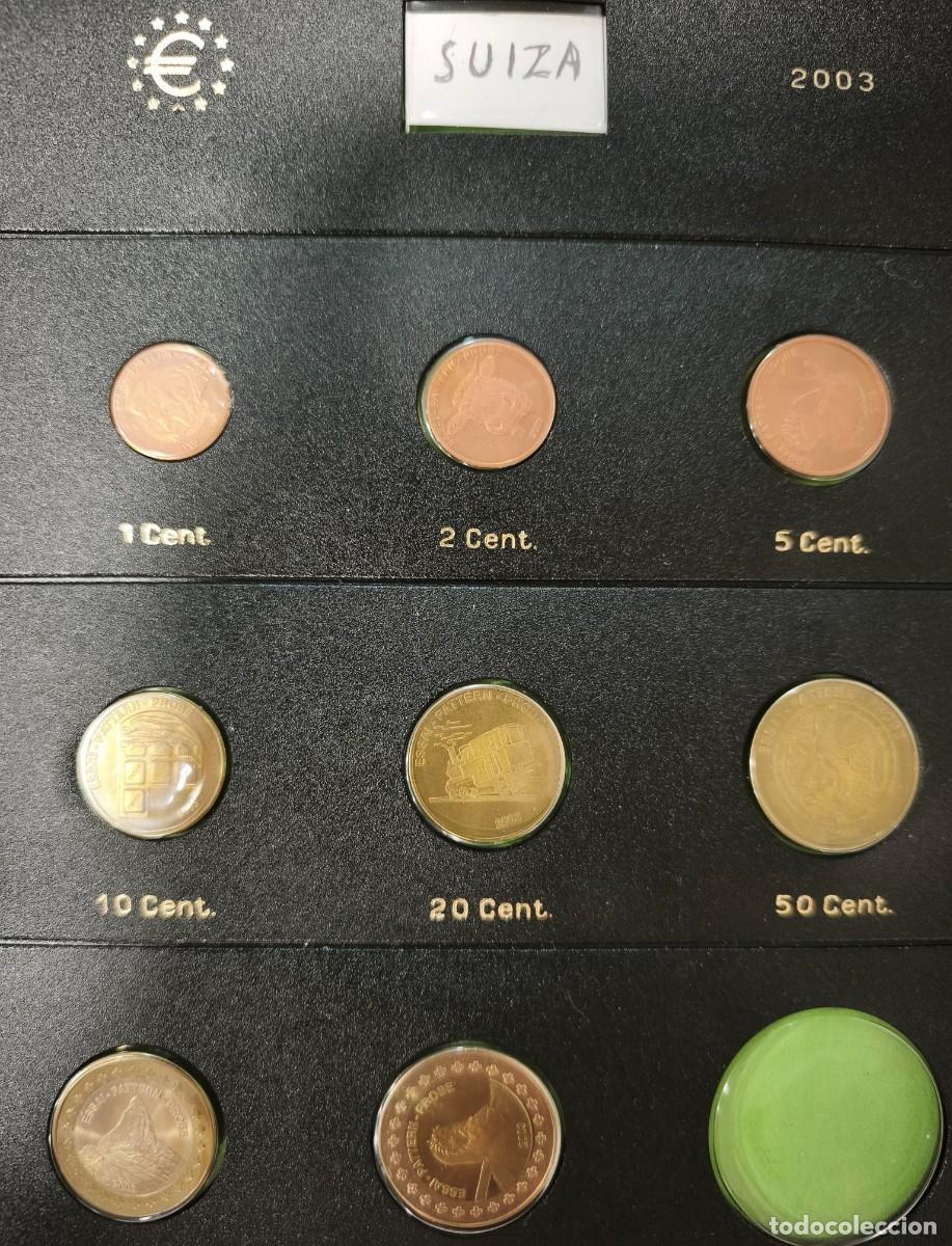 Monedas antiguas de Europa: SUIZA. SERIE DE 8 MONEDAS. DESDE 1 CT EUROP HASTA 2 EUROP