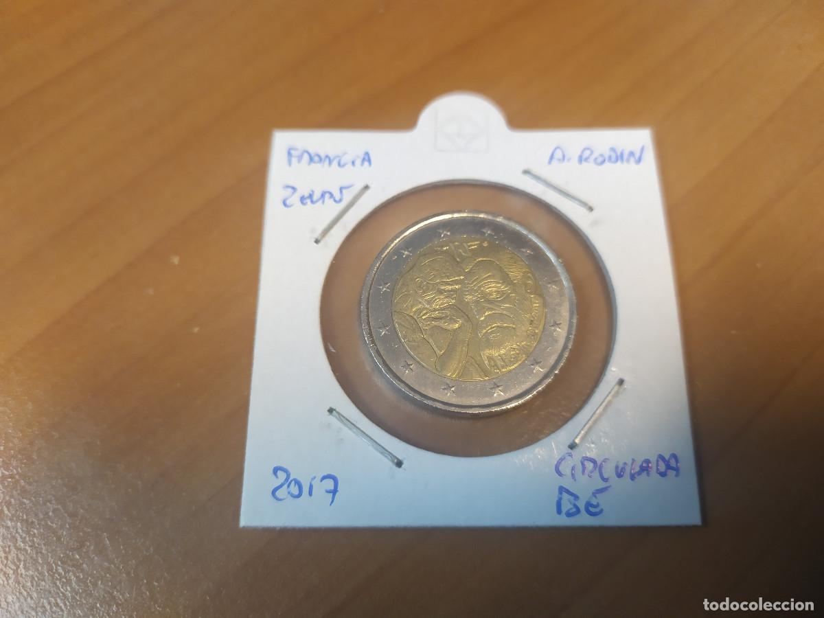 Monedas antiguas de Europa: 003912NUM-X0155-Francia- 2 &euro; -2017 - Austin rodin - encartonada