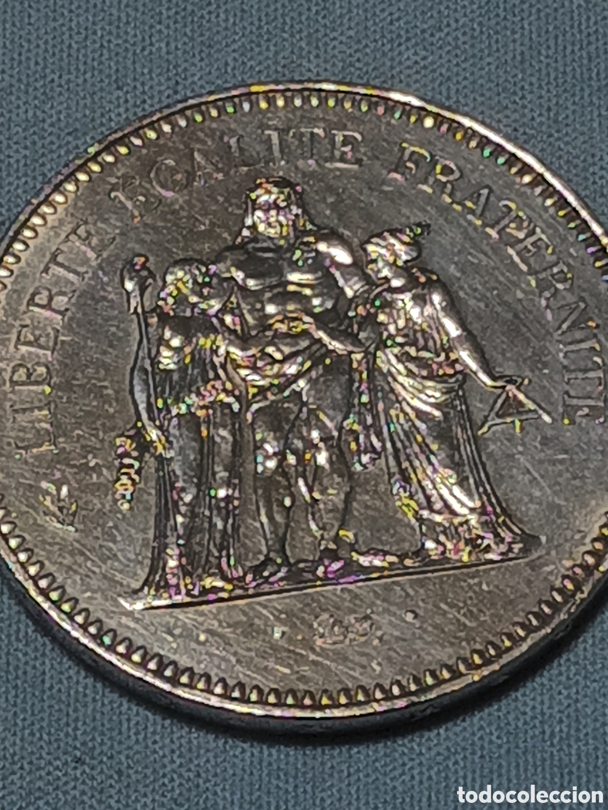 Monedas antiguas de Europa: MONEDA DE 50 FRANCOS DE PLATA A&Ntilde;O 1979