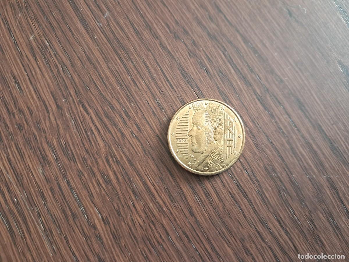 Monedas antiguas de Europa: moneda de Francia de 50 c&eacute;ntimos de euro, Marie Curie, a&ntilde;o 2025.